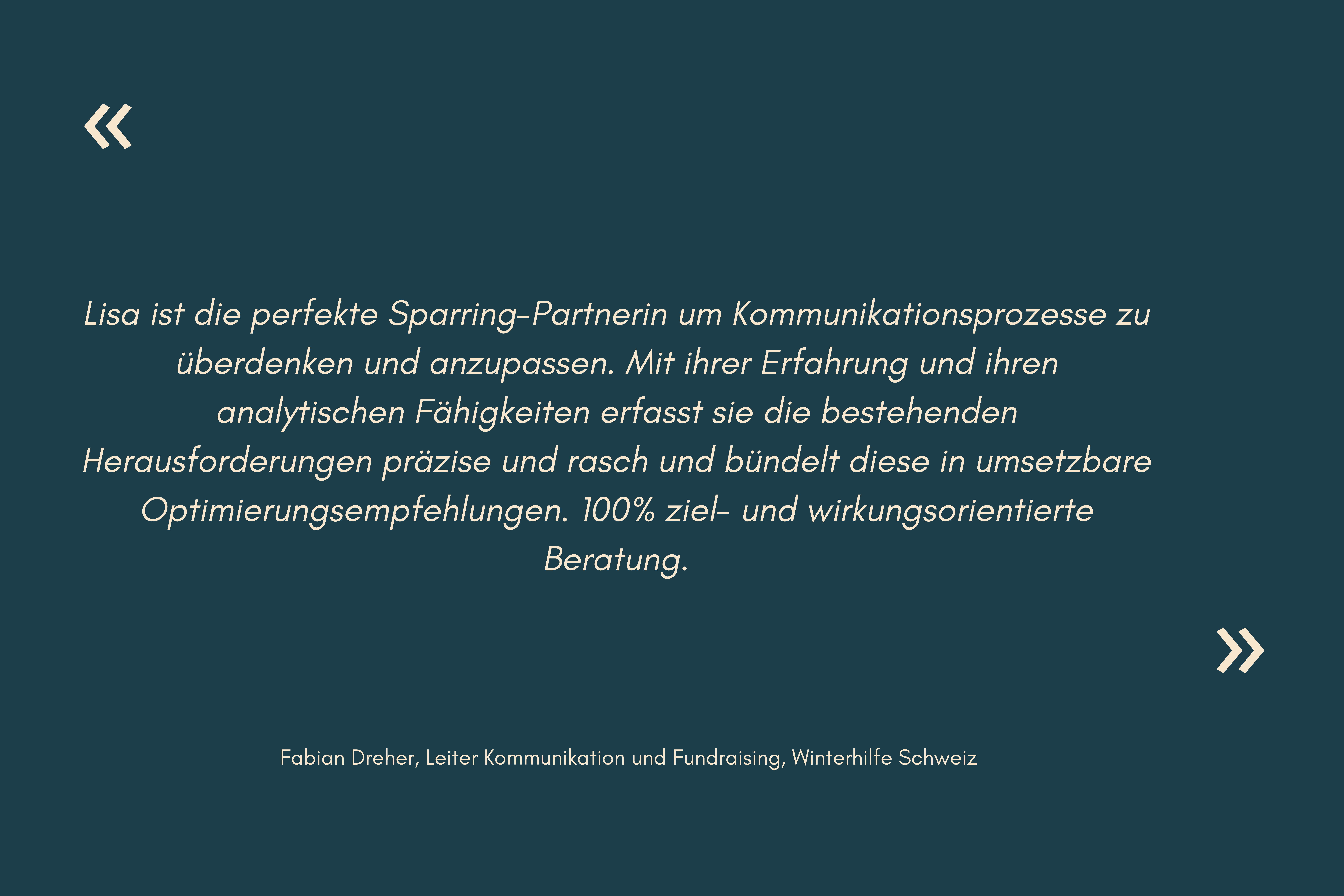 Testimonial Fabian Dreher