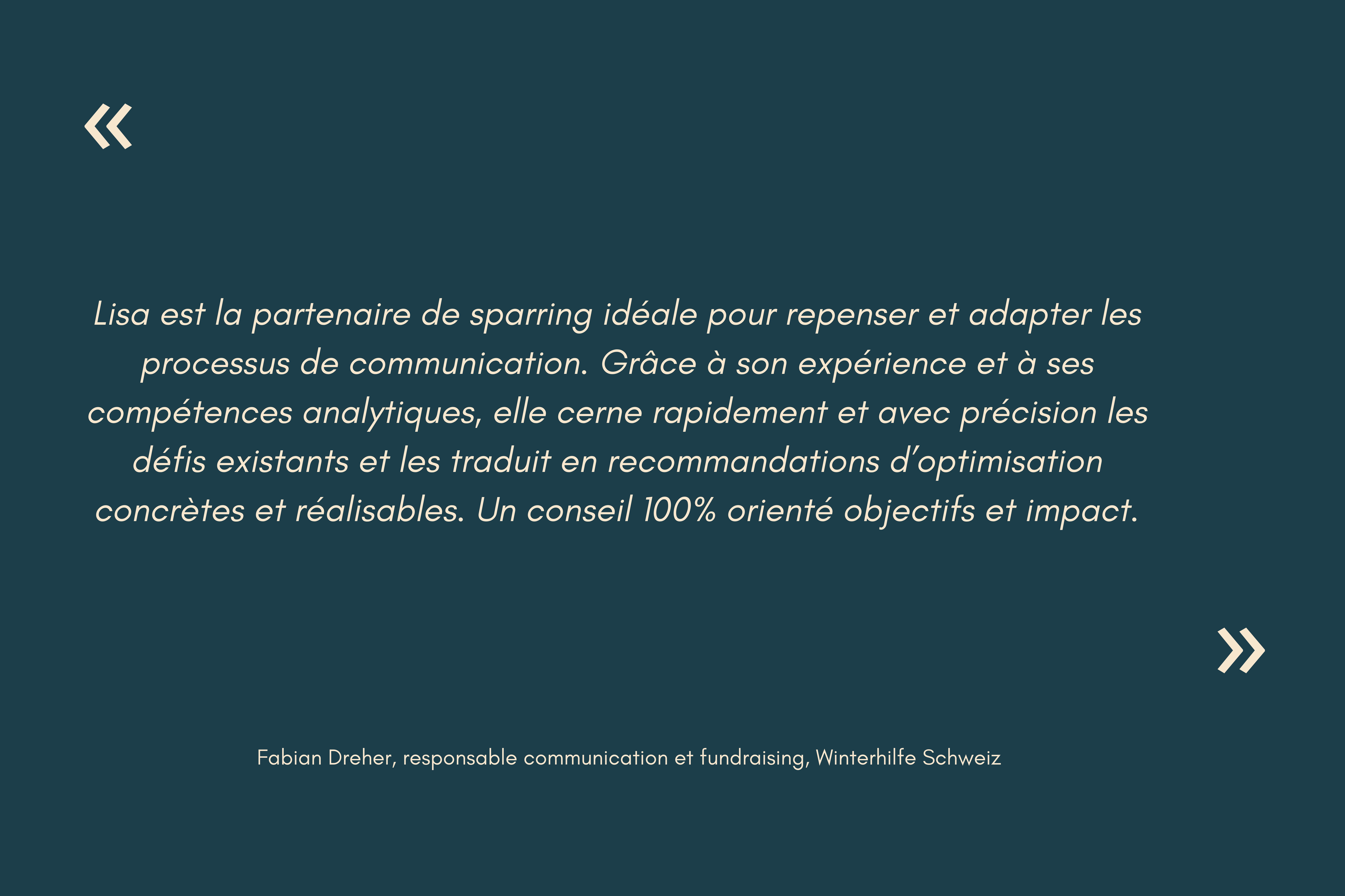 Testimonial Fabian Dreher