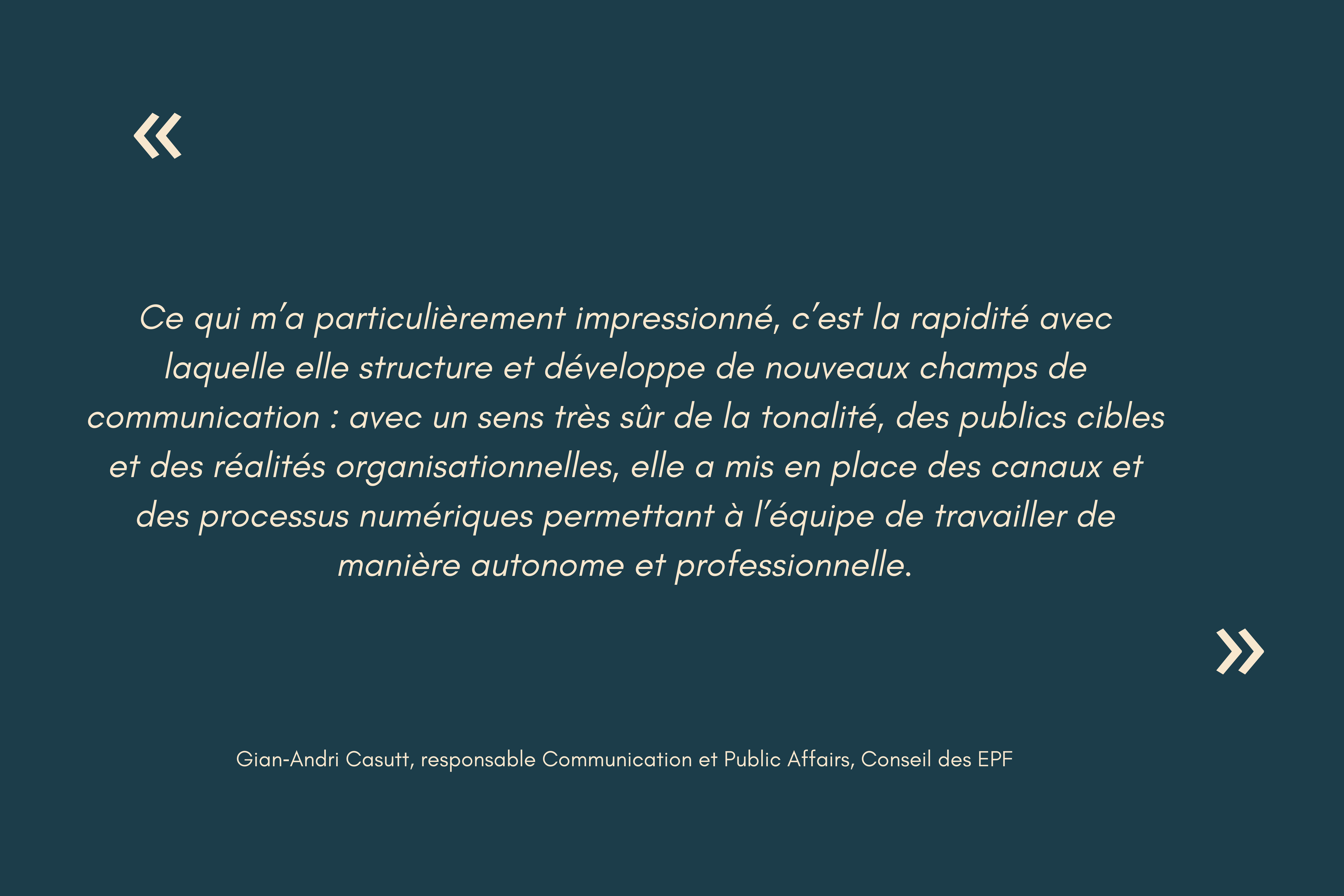 Testimonial Gian Casutt